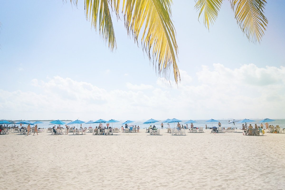 Santa Marta bay with the Sierra Nevada mountains rising behind the Caribbean coast